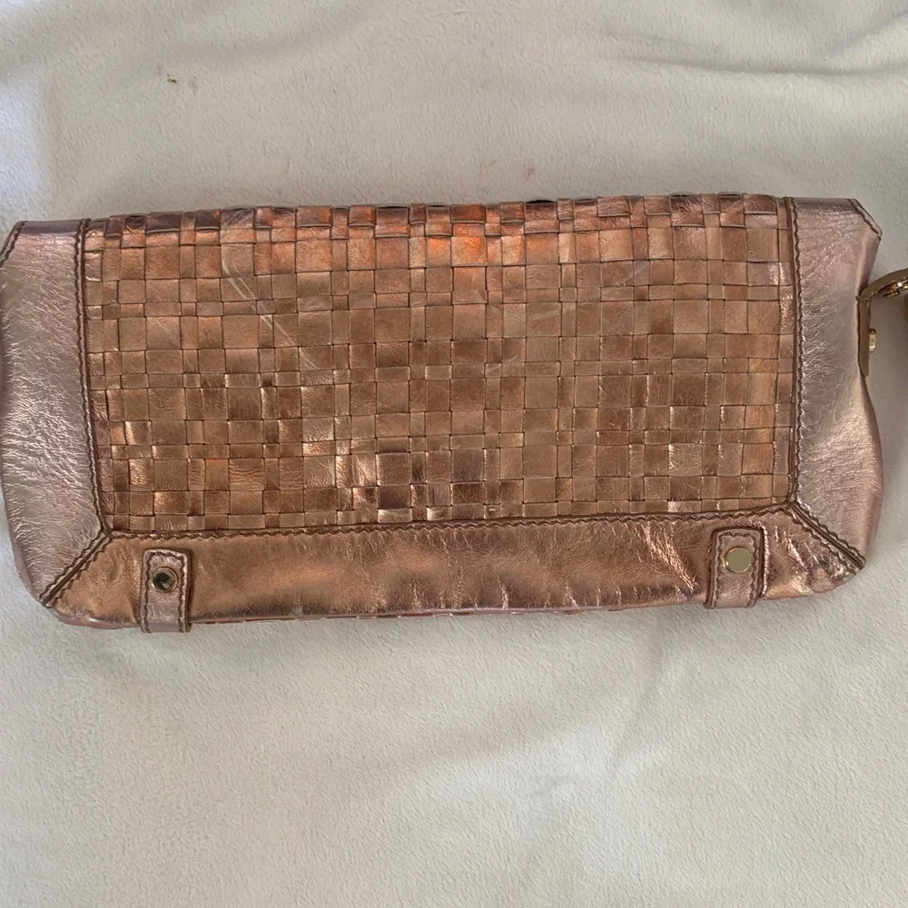 Elliott Lucca Copper Woven Wristlet - Picture 9 of 16